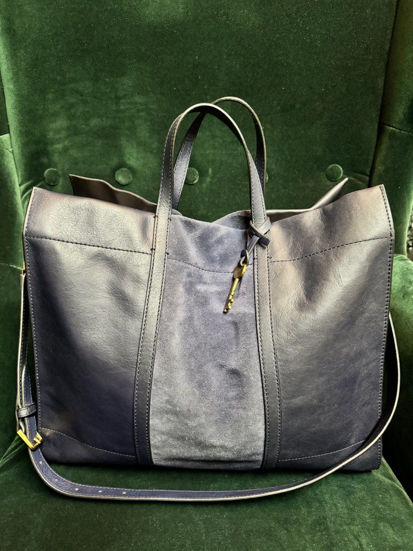 Fossil carmen tote green clearance