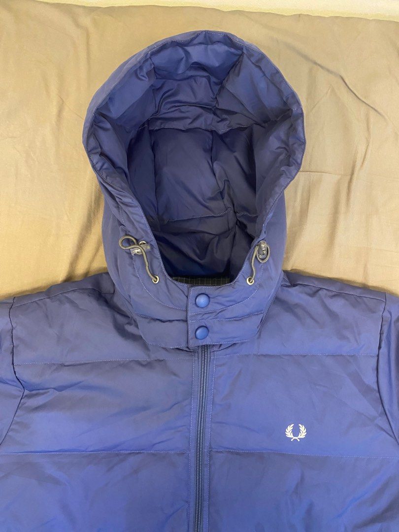 Fred perry clearance hooded puffer jacket