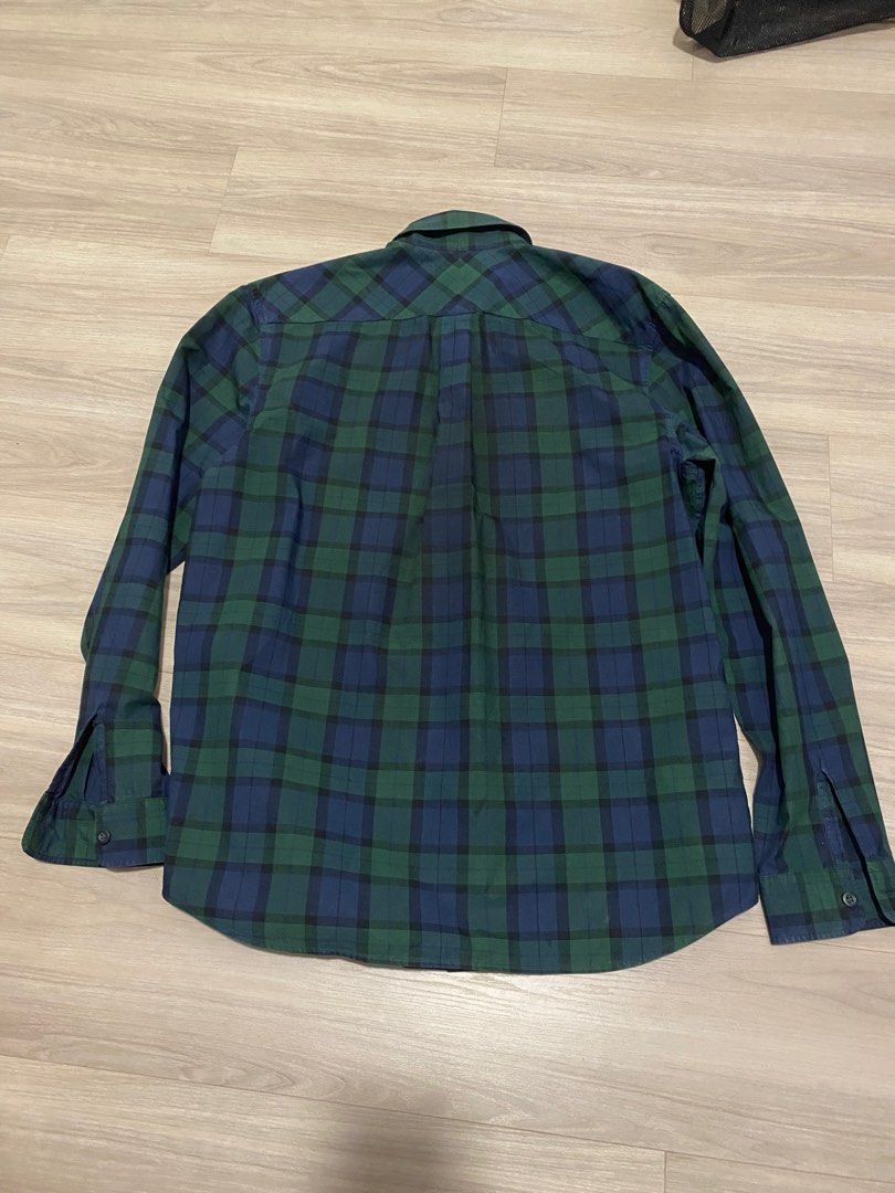Fred Perry Tartan Shirt Men s Fashion Tops Sets Tshirts