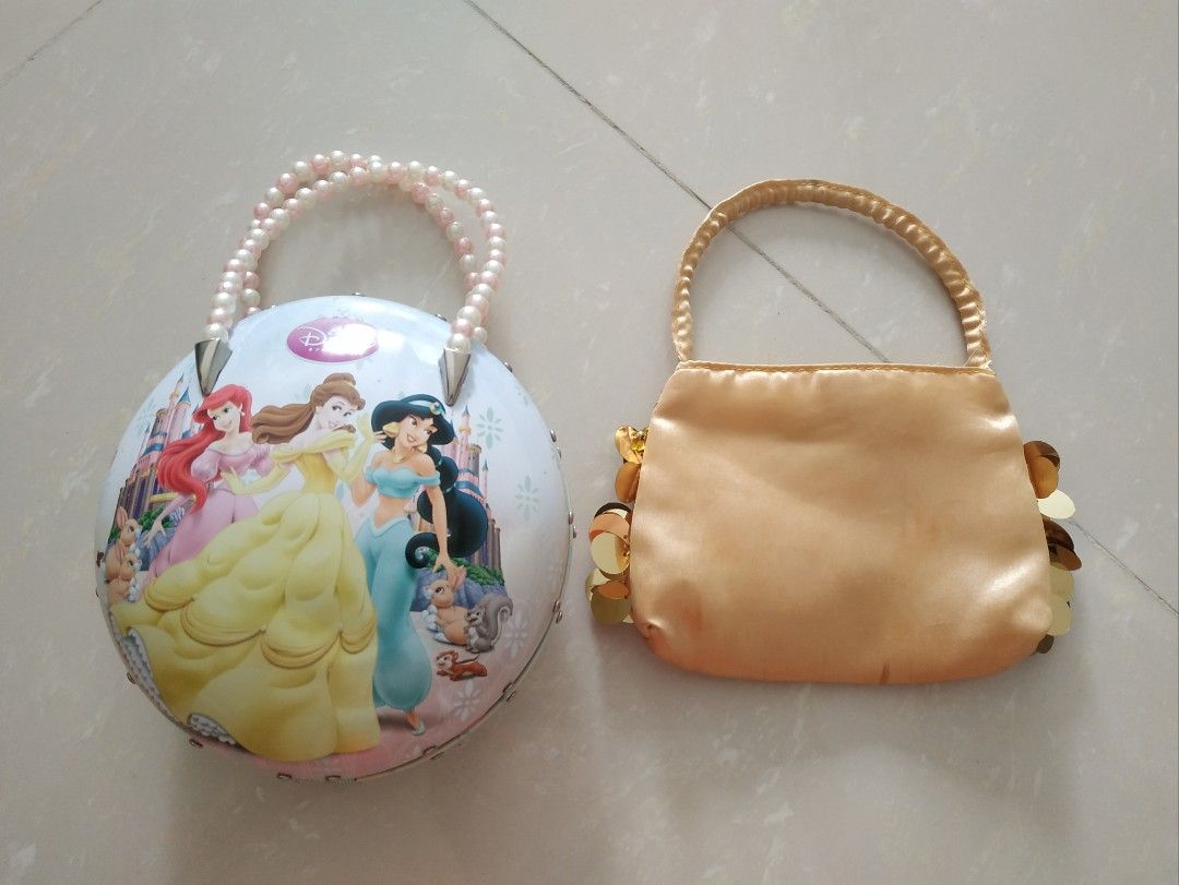 Girls deals gold handbag