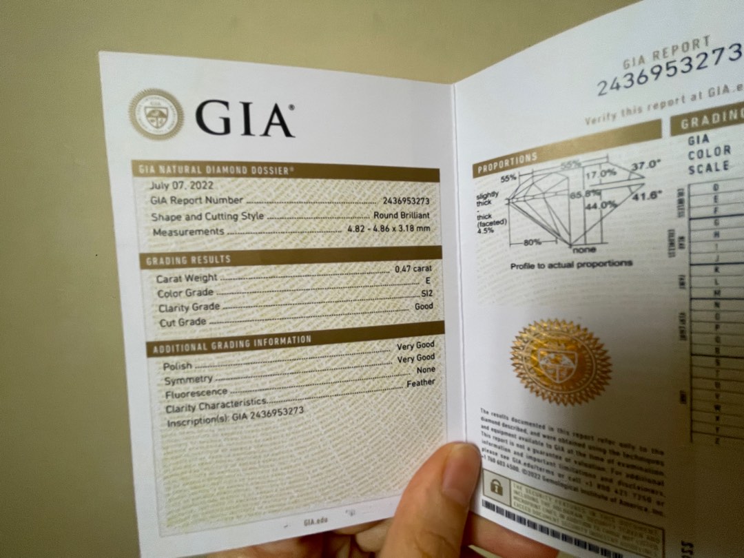Good deal GIA diamond engagement ring