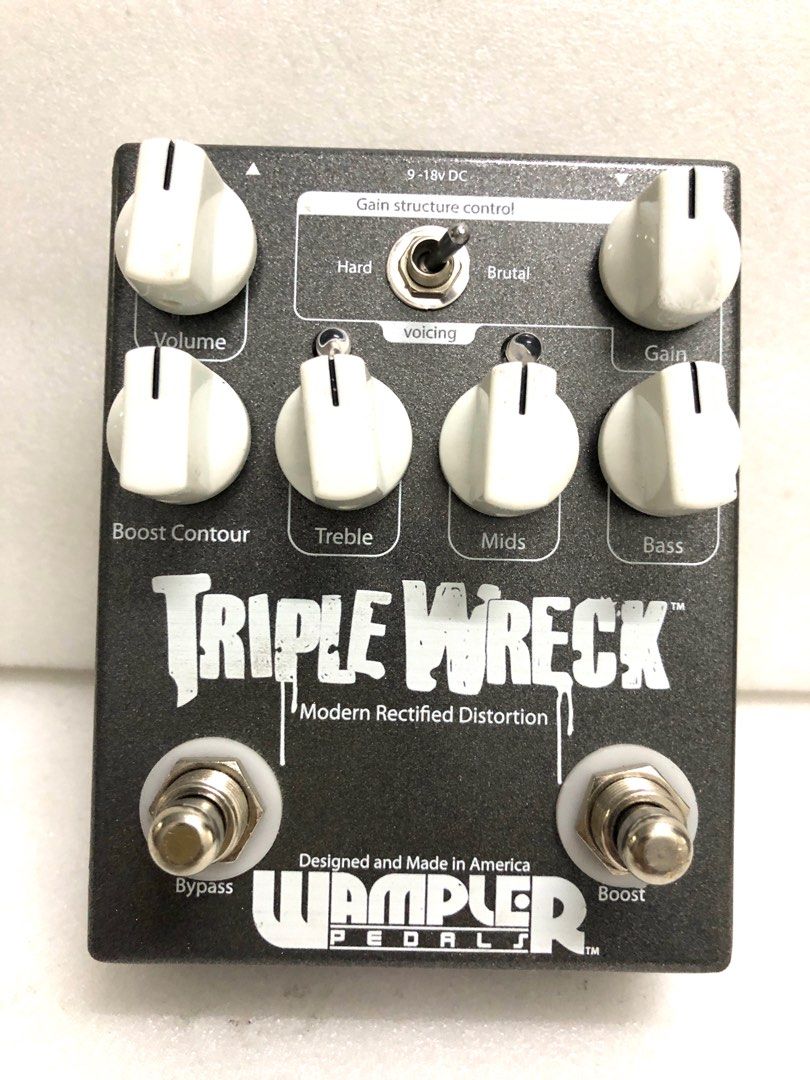 Good new Working wampler triple wreck distortion Electric