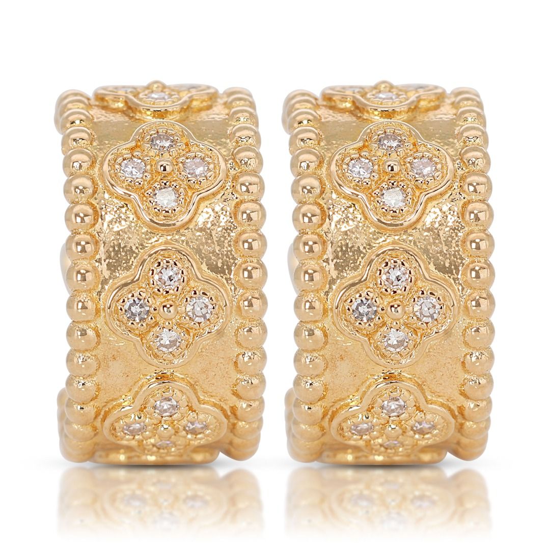Gold plug earrings on sale