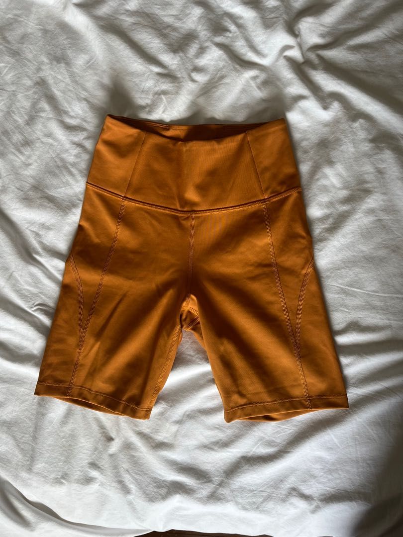 Groove Activewear Compressive Shorts in Biscuit (Category: Activewear) located in Pasig City. Submitted by declutter.jr (Listing ID 1281483178, Image 2). Description: Used once for shoot Retails at Php 2195 Also have top and leggings in biscuit color, size XS and top, shorts, leggings in tart color. size XS.