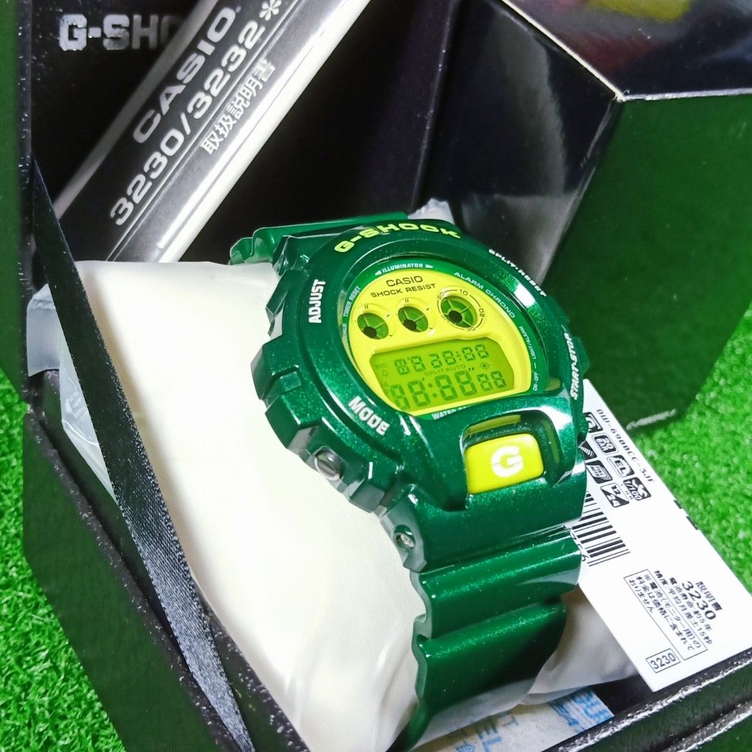 CASIO G-SHOCK クレイジーグリーン腕時計(デジタル)DW6900cc G-SHOCK DW-6900CC クレイジーカラーズ グリーン CASIOカシオ 腕時計