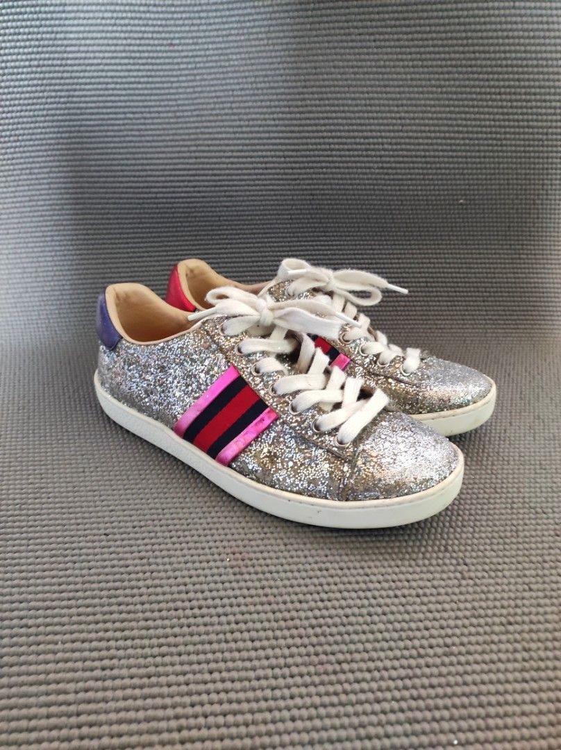 Gucci new deals ace glitter sneakers