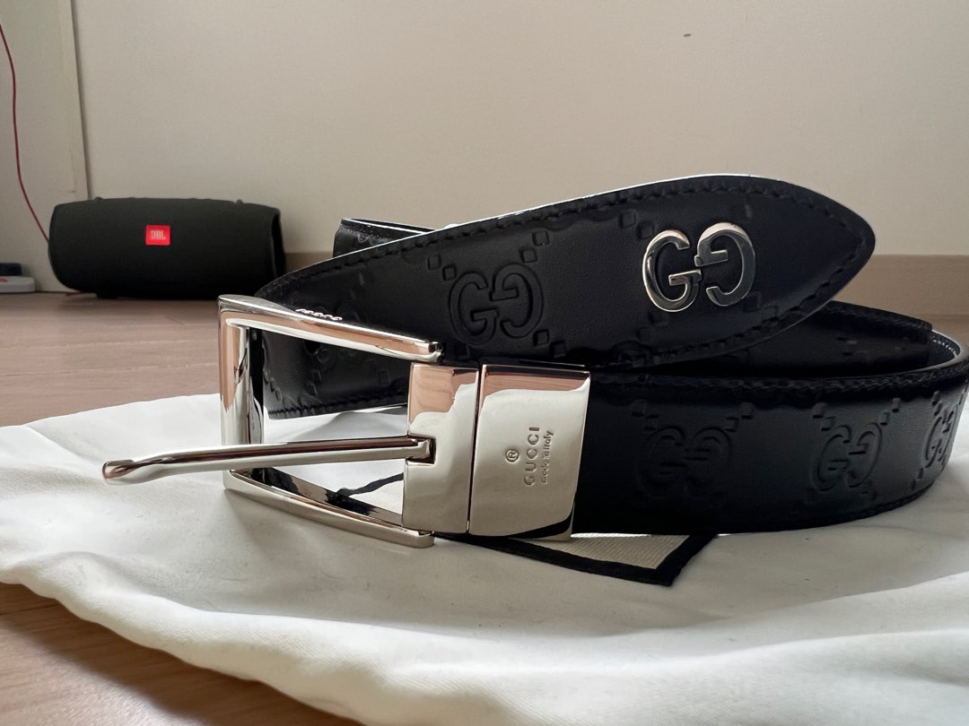Gucci double sided belt deals