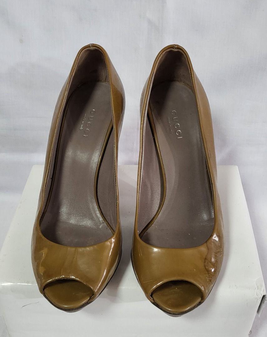 Gucci patent heels store