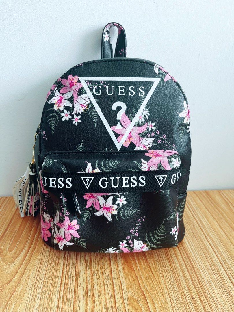 Guess flower backpack clearance