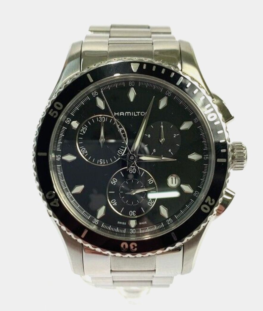 Hamilton jazzmaster best sale seaview chrono quartz
