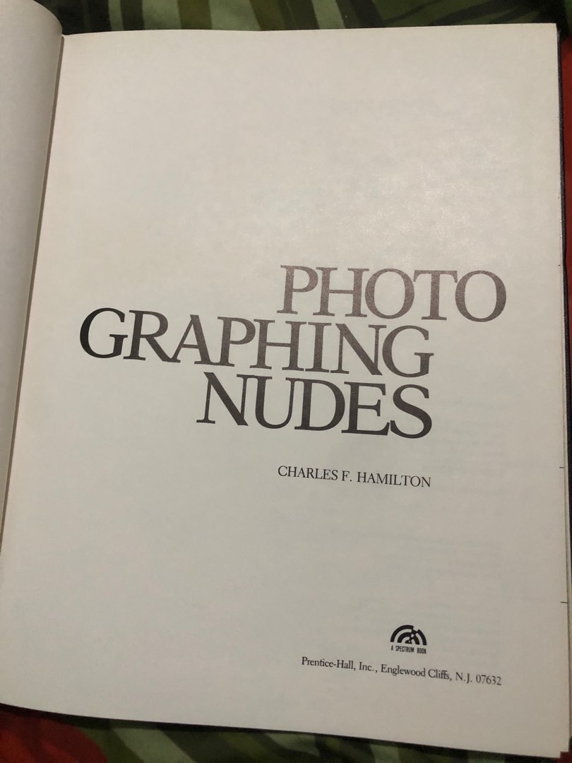 Hamilton photographing nudes, Hobbies & Toys, Books & Magazines, Fiction & Non-Fiction on Carousell