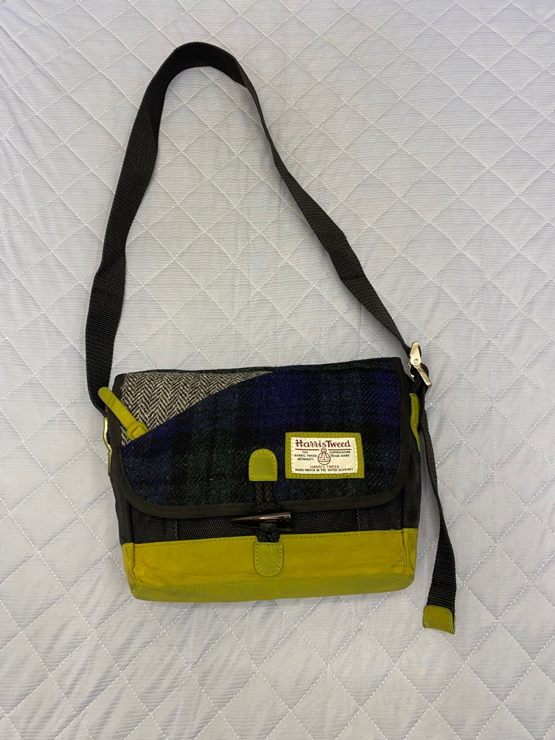 HARRIS TWEED X VITAL MONSIEUR NICOLE SLING BAG Men s Fashion Bags Sling Bags on Carousell