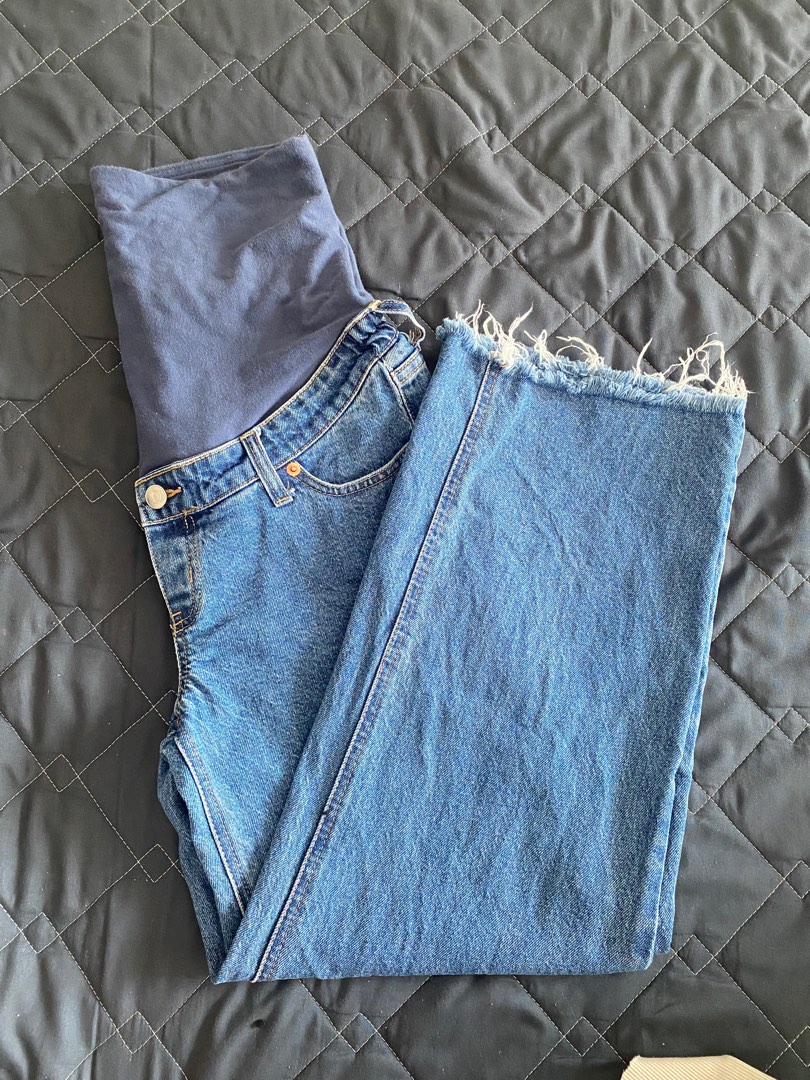 H M MAMA Wide Leg Maternity Jeans Women s Fashion Maternity wear