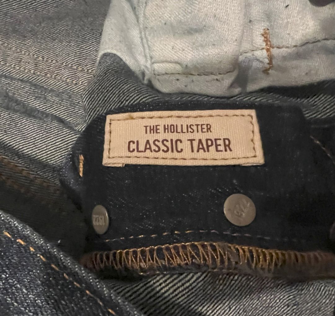 Hollister Men Super Skinny Classic Taper Jeans Size 36