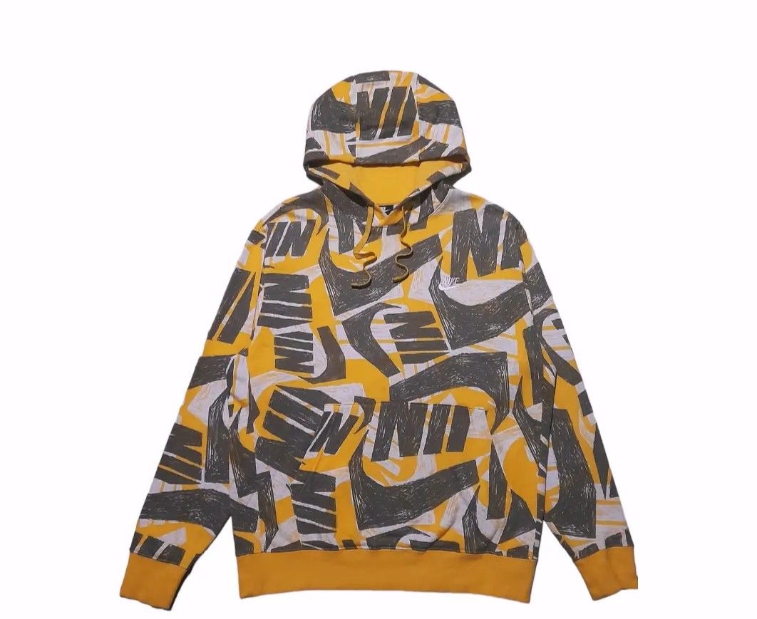 HOODIE NIKE AOP Fesyen Pria Pakaian Atasan di Carousell