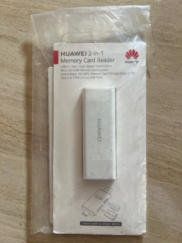 Original Huawei 2-in-1 Card Reader