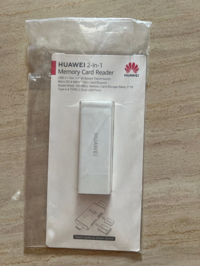Original Huawei 2-in-1 Card Reader
