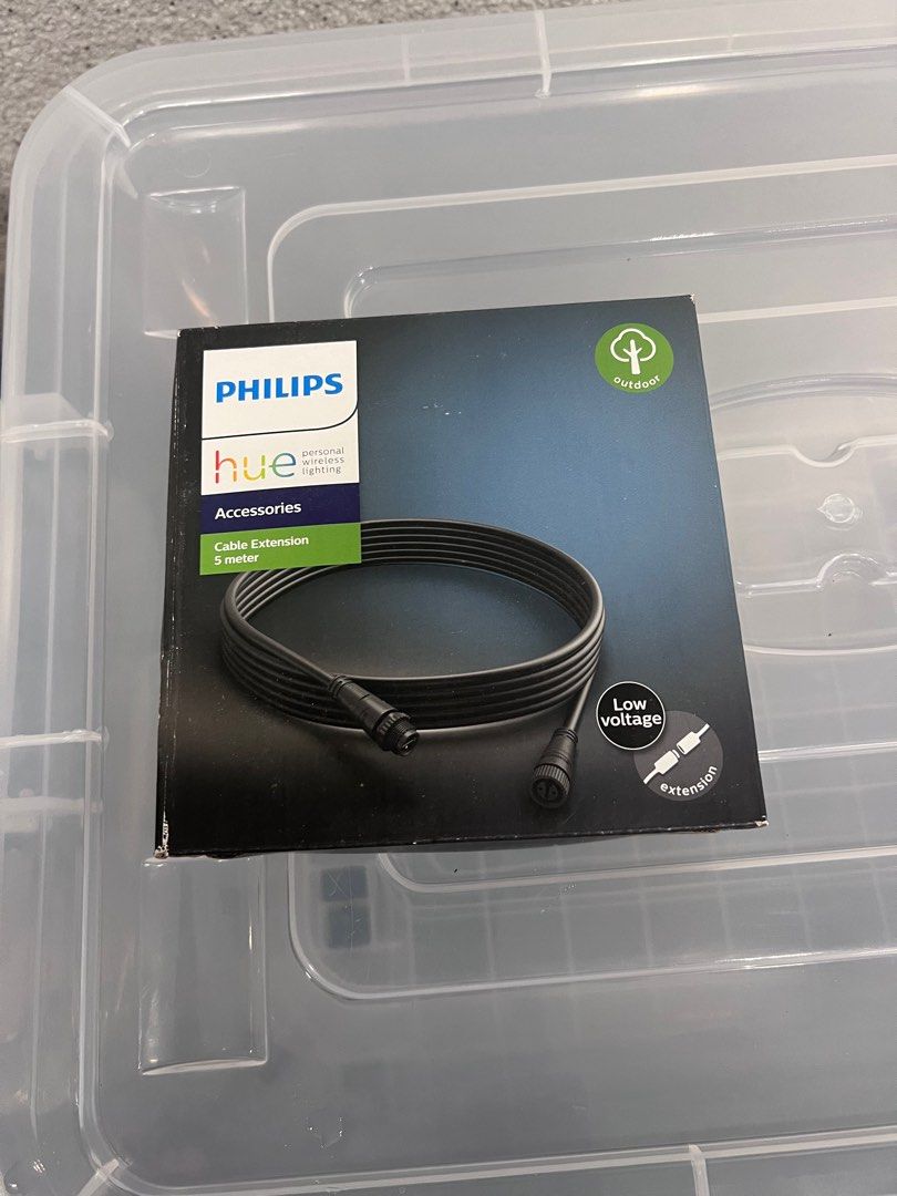 Hue light cable (Category: Lighting) located in Singapore. Submitted by luxurysingapore (Listing ID 1282004801, Image 1). Description: Philip hue external light cable.