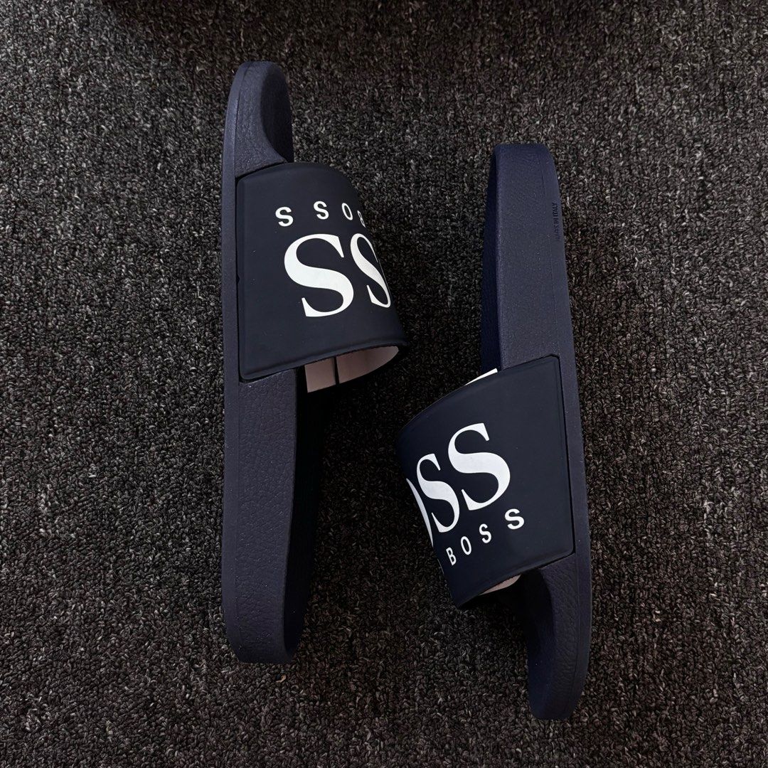 Hugo Boss Solar Logo Slide Sandal UK8