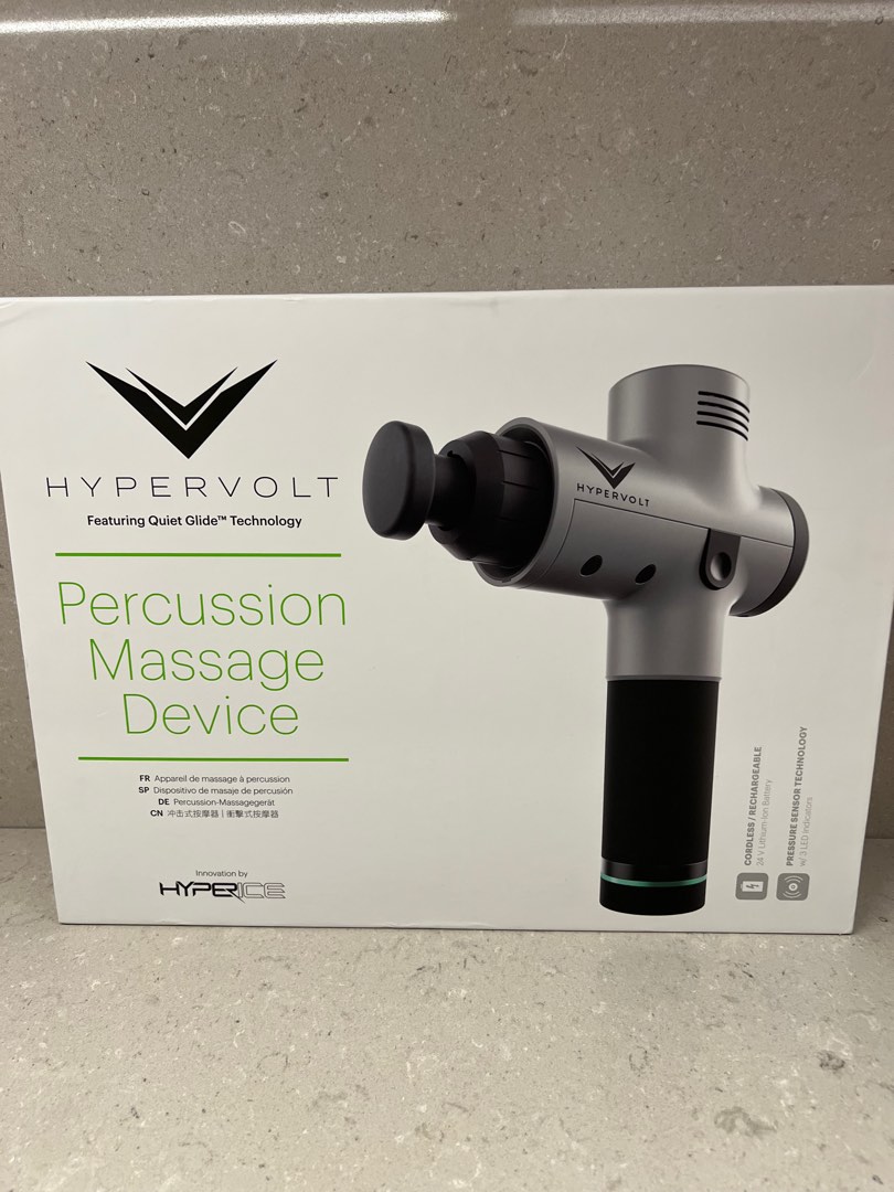 Hypervolt percussion massage device, Health & Nutrition, Massage ...