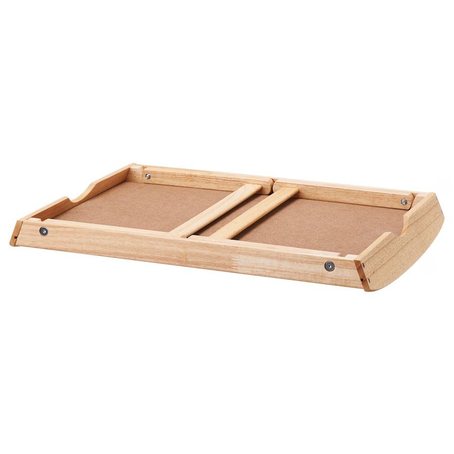 Ikea DJURA Bed tray rubberwood 58x38x25 cm