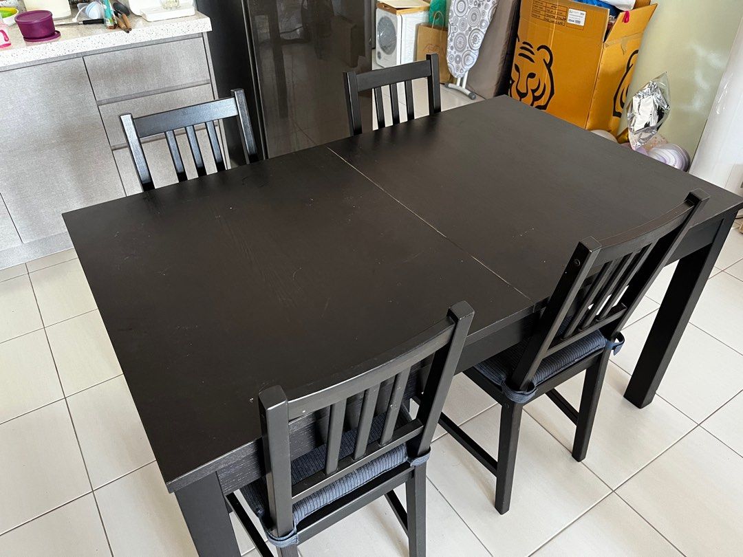 Meja makan deals ikea extendable