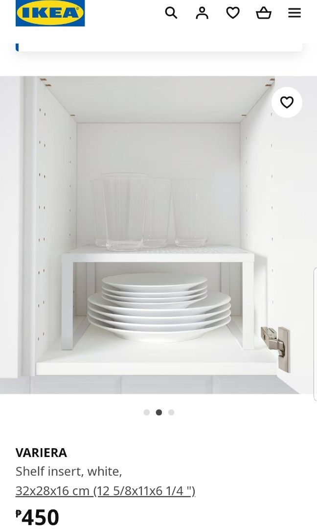 Ikea- Variera shelf insert