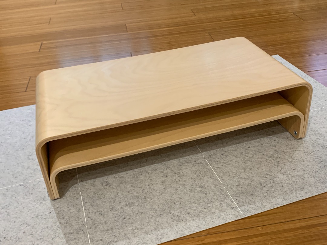 IKEA VATTENKAR Laptop Monitor Stand Birch Wood, Furniture & Home Living