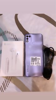 Infinix Hot 10 Play with Brand New Edifier Earphones and Charger Cors