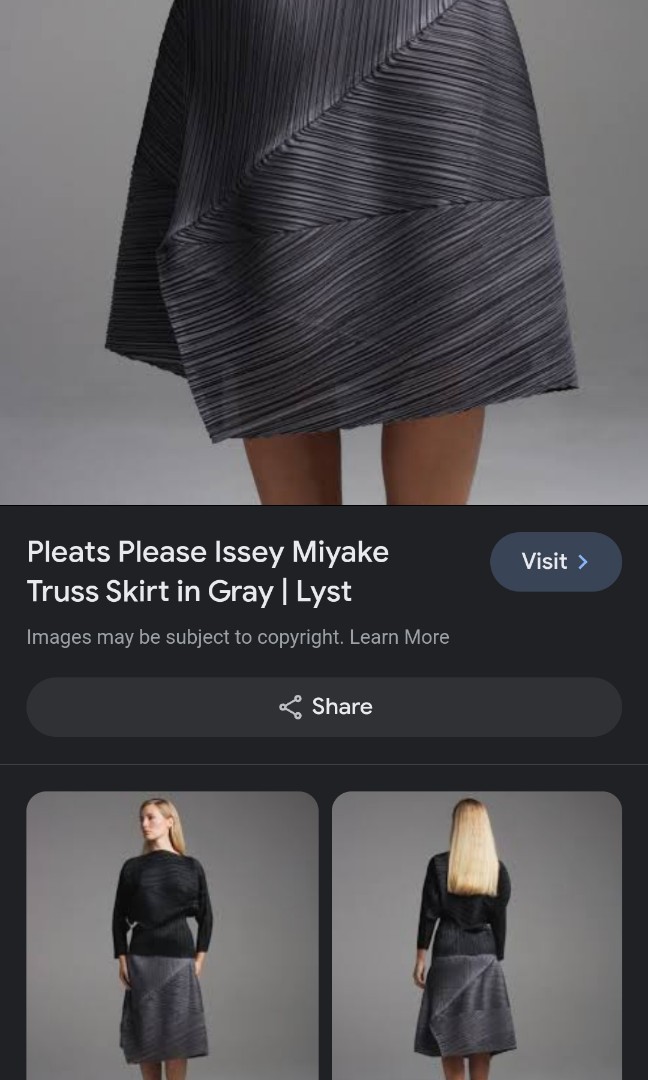 ISSEY MIYAKE PLEATS PLEASE TRUSS SKIRT