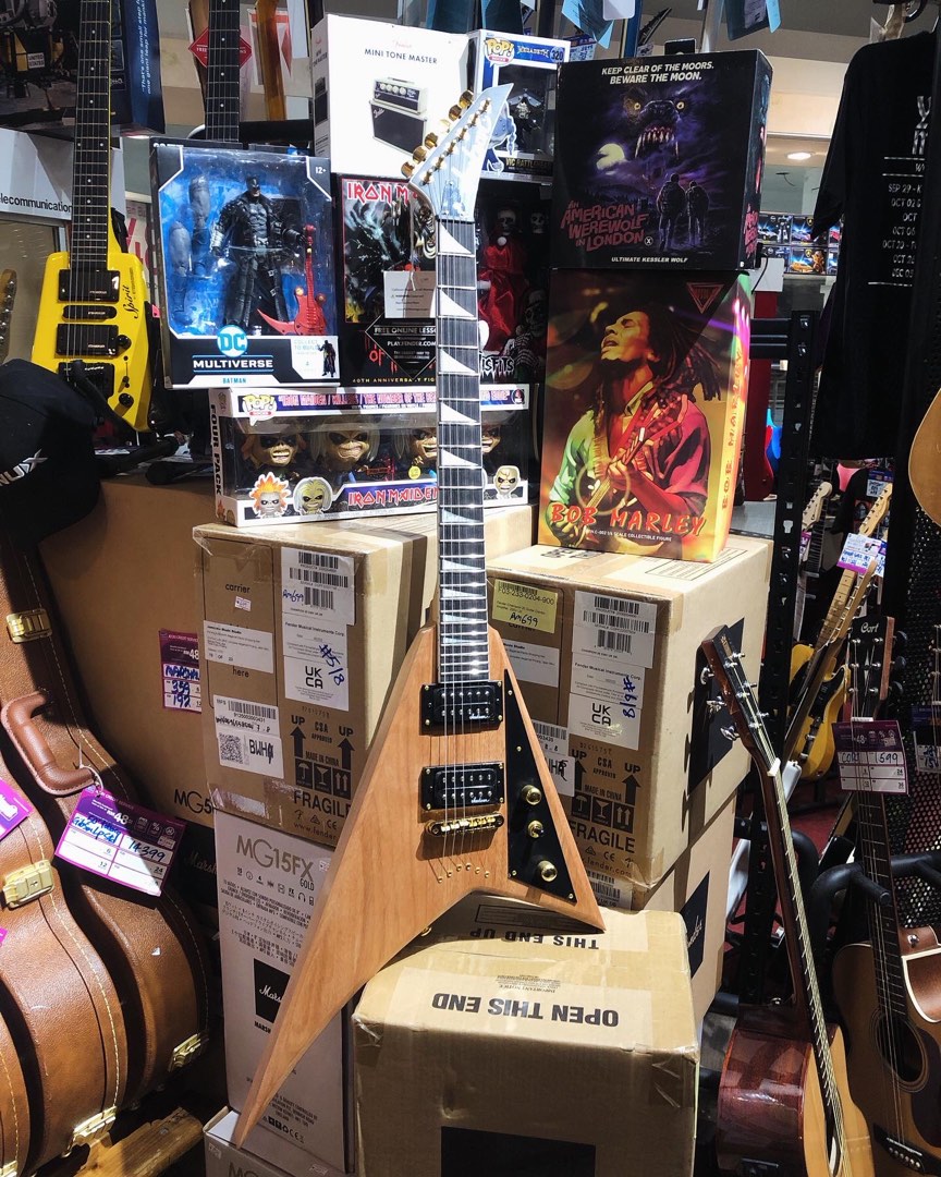 Jackson rhoads js32t fsr top electric guitar natural oil