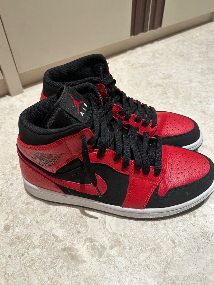 Nike air jordan discount 1 mid bred