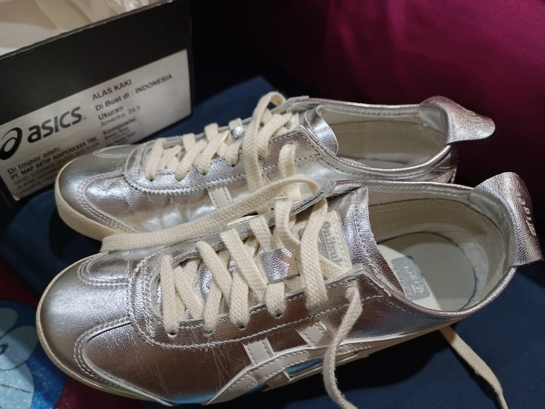 Jual murah Sepatu Onitsuka Tiger Mexico 66 Silver White