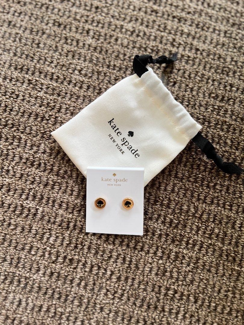 Kate spade initial earrings deals