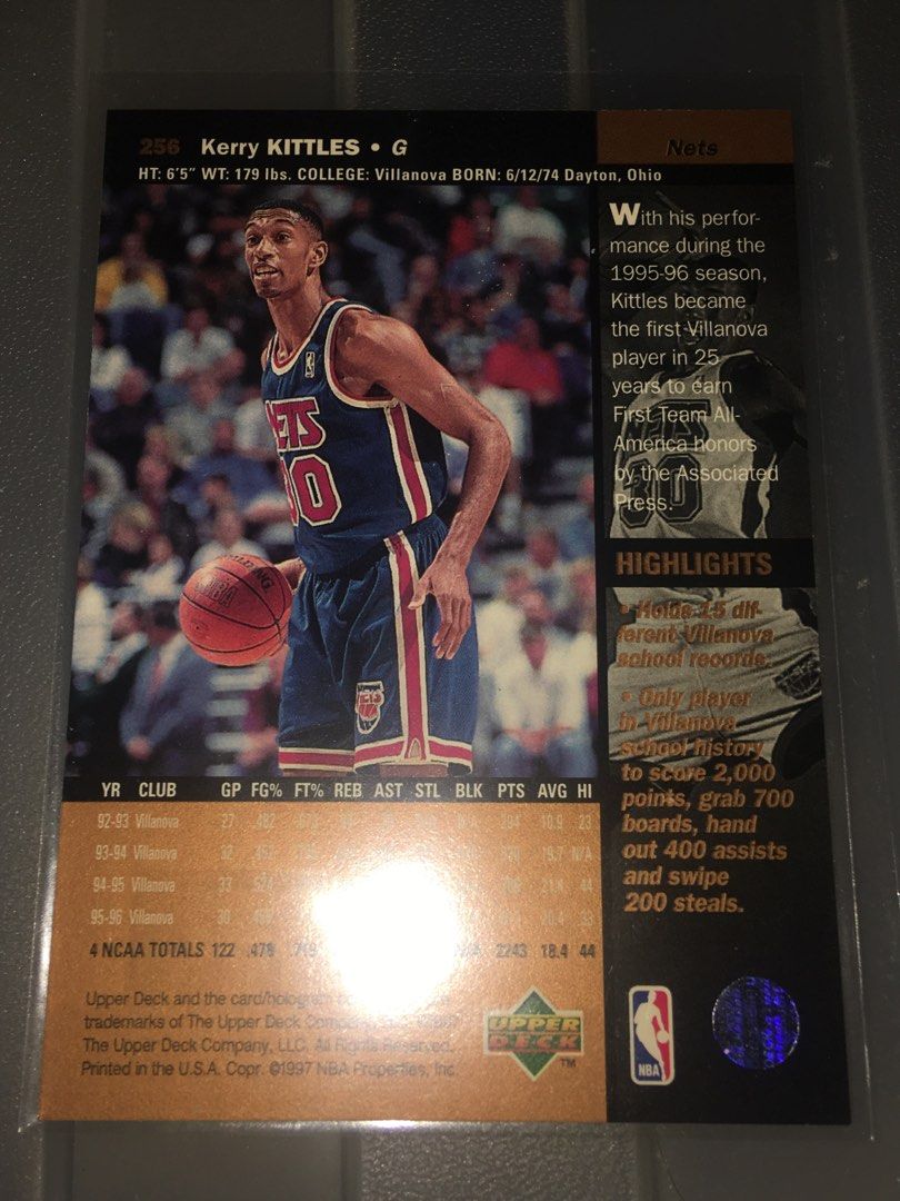 1996-97 Upper Deck - [Base] #256 Kerry Kittles rookie card ...