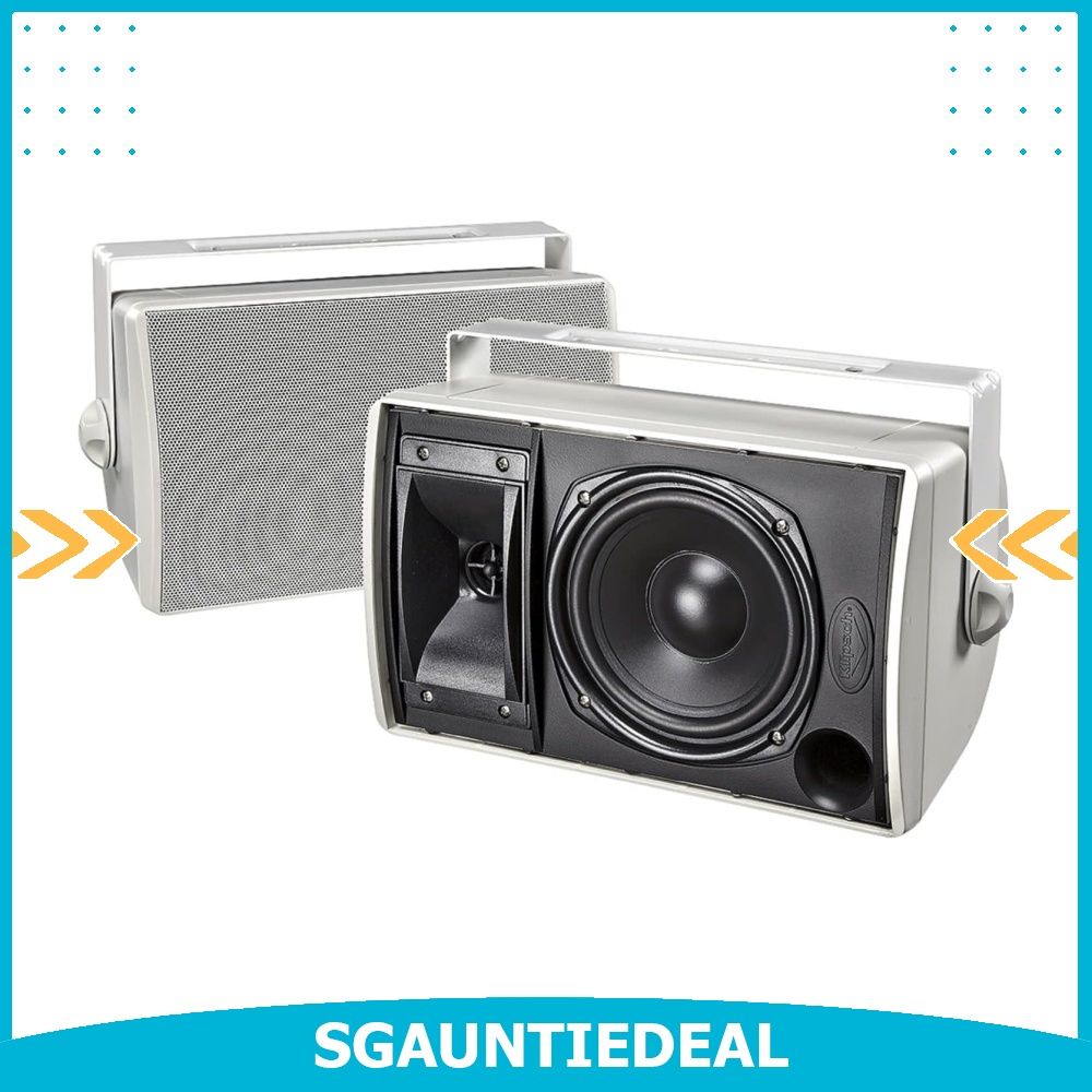 Klipsch KHO7 Outdoor Loudspeaker (Pair, White), Audio, Soundbars