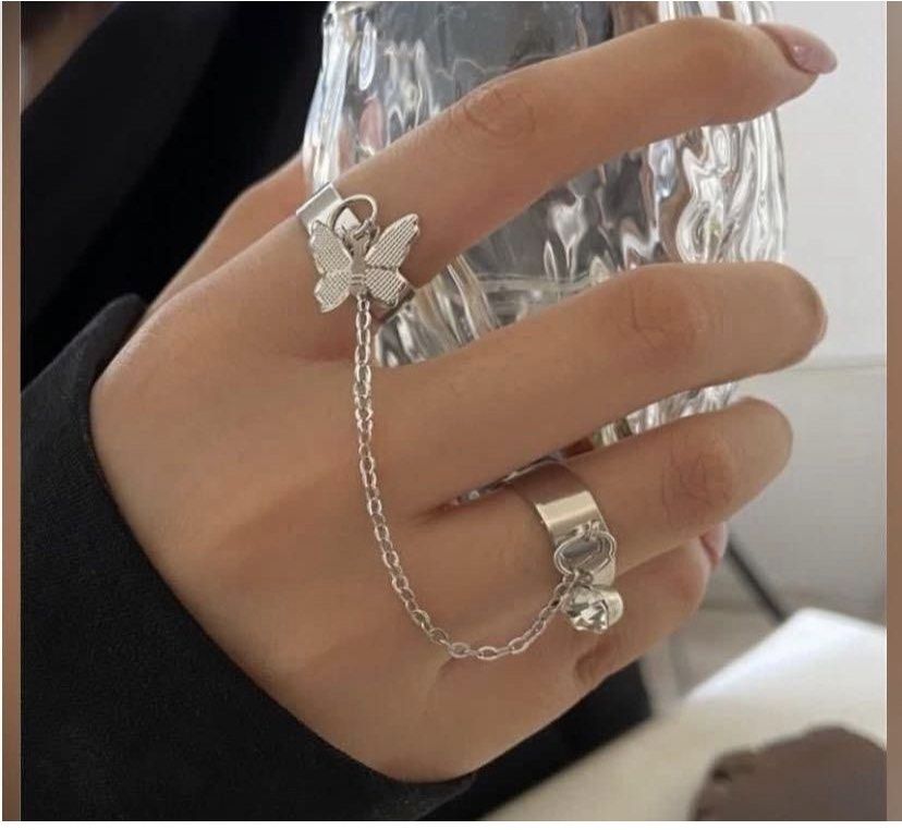 Chain ring jewelry hot sale