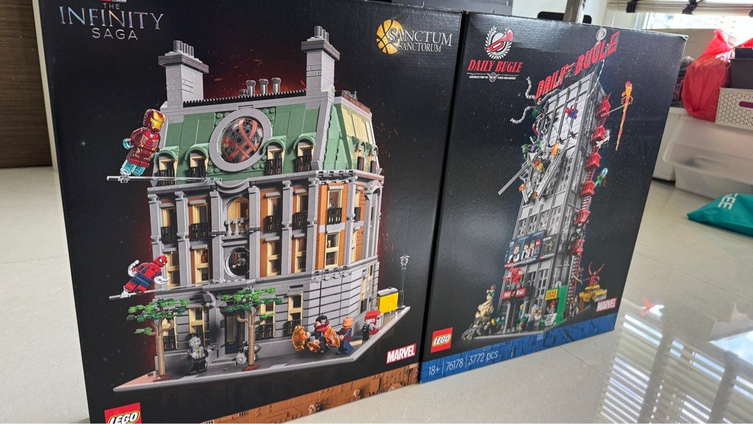 LEGO Marvel Daily Bugle 76178 and Sanctum Sanctorum 76218, Hobbies