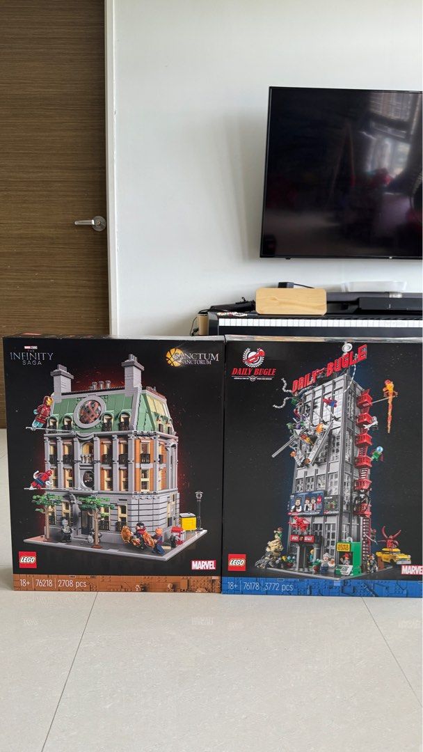 LEGO Marvel Daily Bugle 76178 and Sanctum Sanctorum 76218, Hobbies