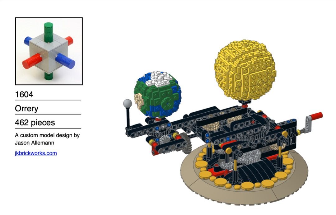 Lego orrery clearance