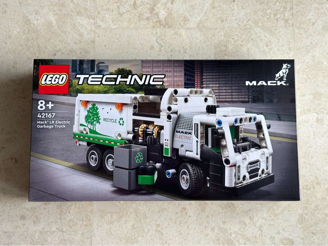 Lego mack garbage shop truck
