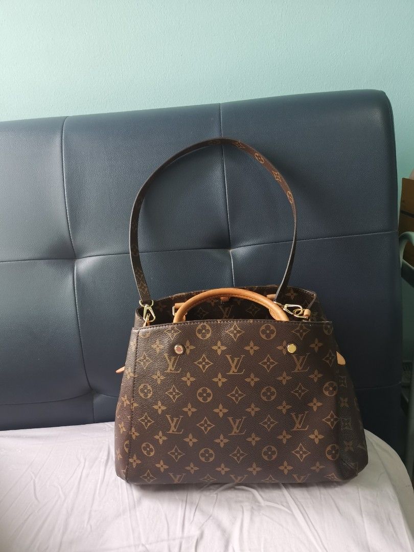 Louis Vuitton Bag Monogram M41056 Montaigne MM Luxury Bags Wallets on Carousell