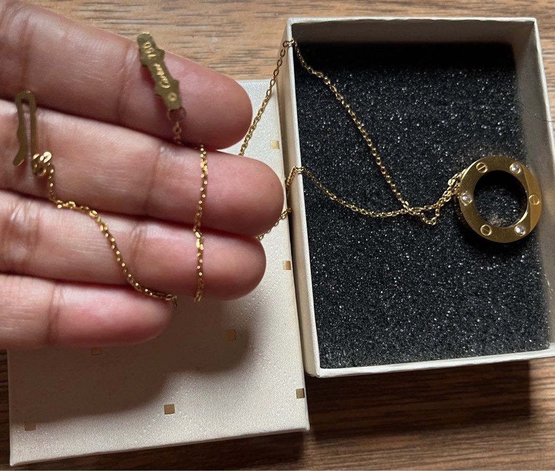 Love Cartier Necklace from Japan Women s Fashion Jewelry Organizers Necklaces on Carousell