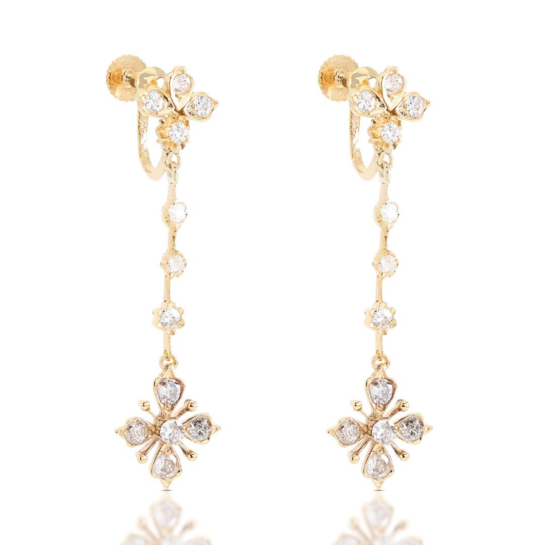 Gold earring set hotsell
