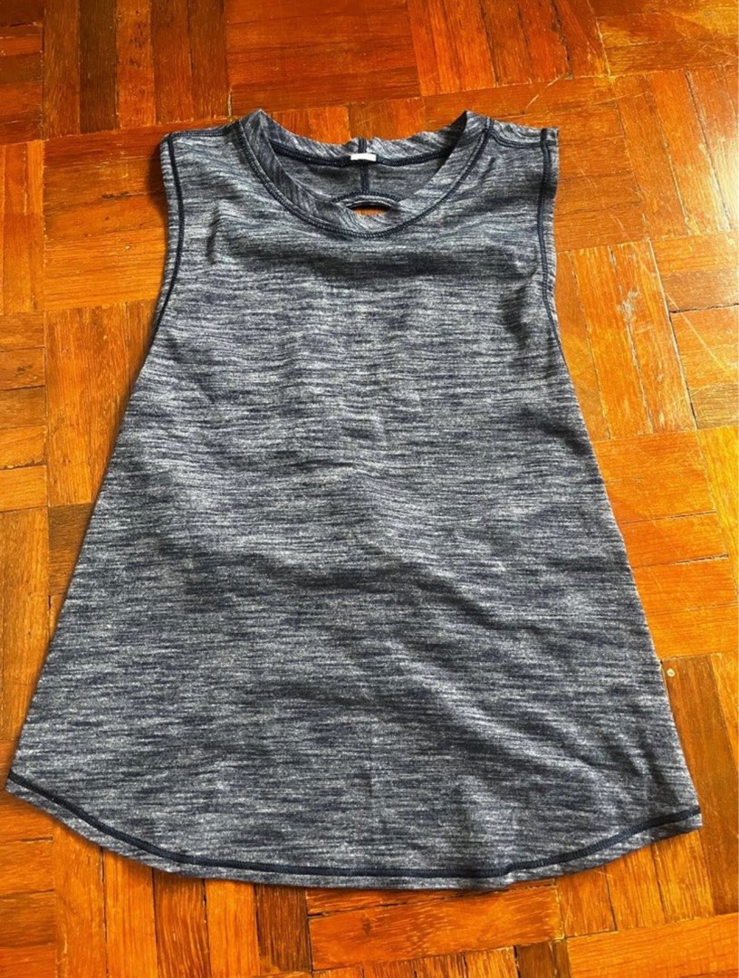 Lululemon Cool Racerback II *Nulu Wee Are From Space Nimbus Battleship,  Size 2, Women's Fashion, Activewear on Carousell