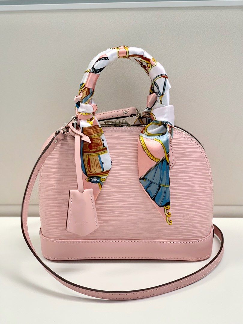 LV Alma BB Pink Luxury Bags Wallets on Carousell