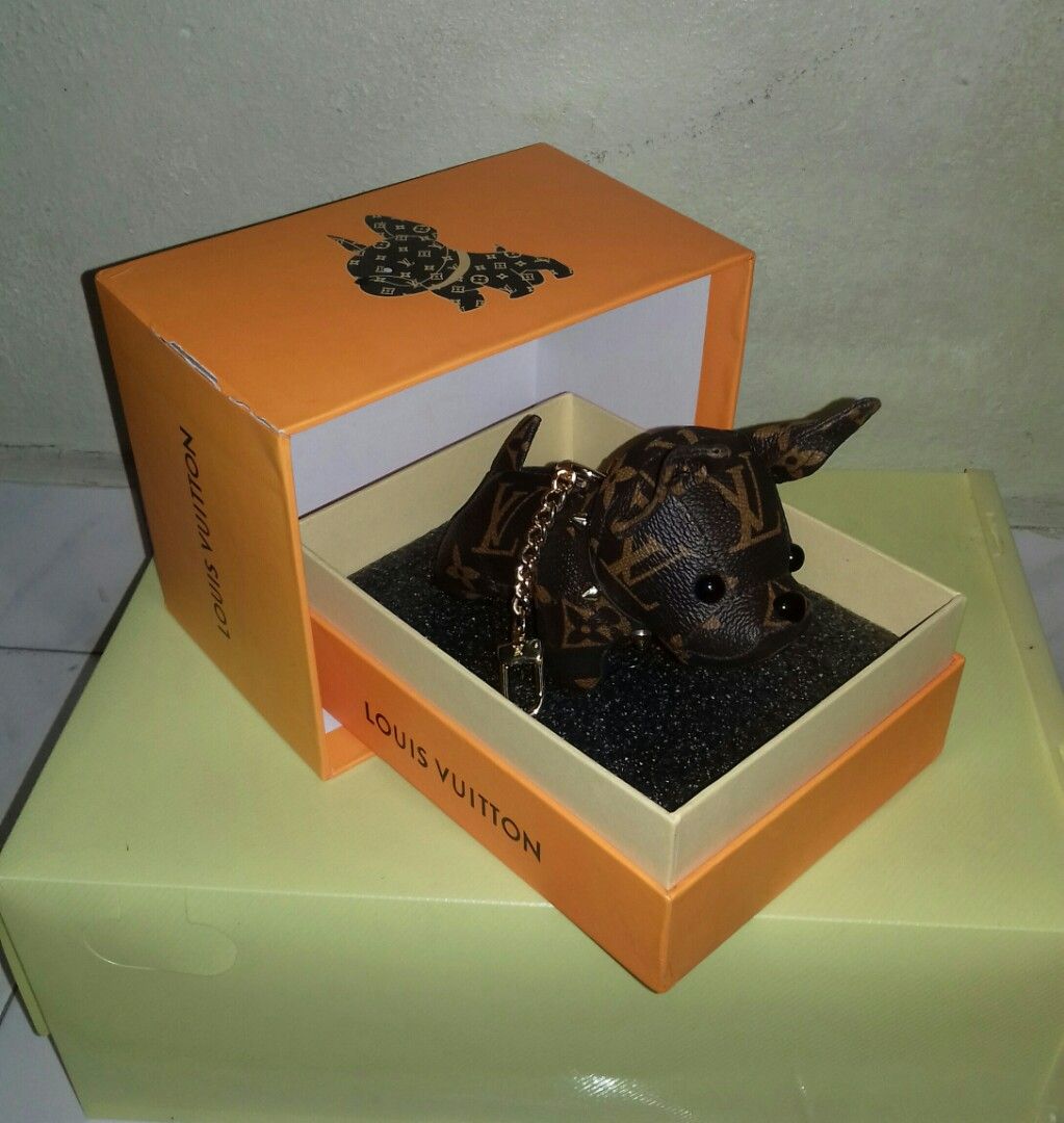 Lv best sale keychain dog