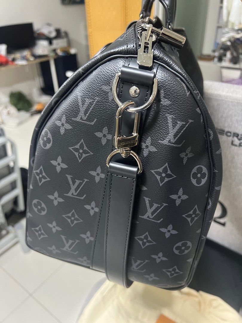 LV MONOGRAM ECLIPSE Keepall 45 Louis vuitton, Luxury, Bags