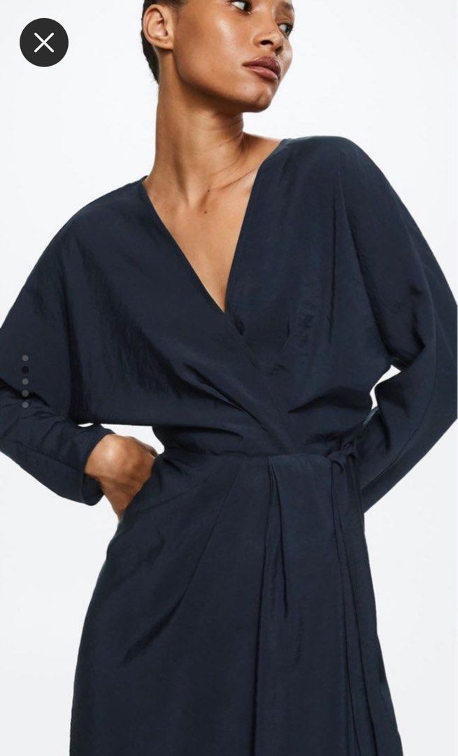 Mango wrap dress Women s Fashion Dresses Sets Dresses on Carousell
