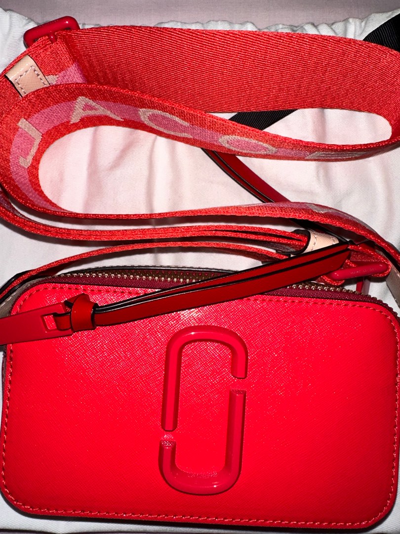 Marc jacobs snapshot poppy red clearance